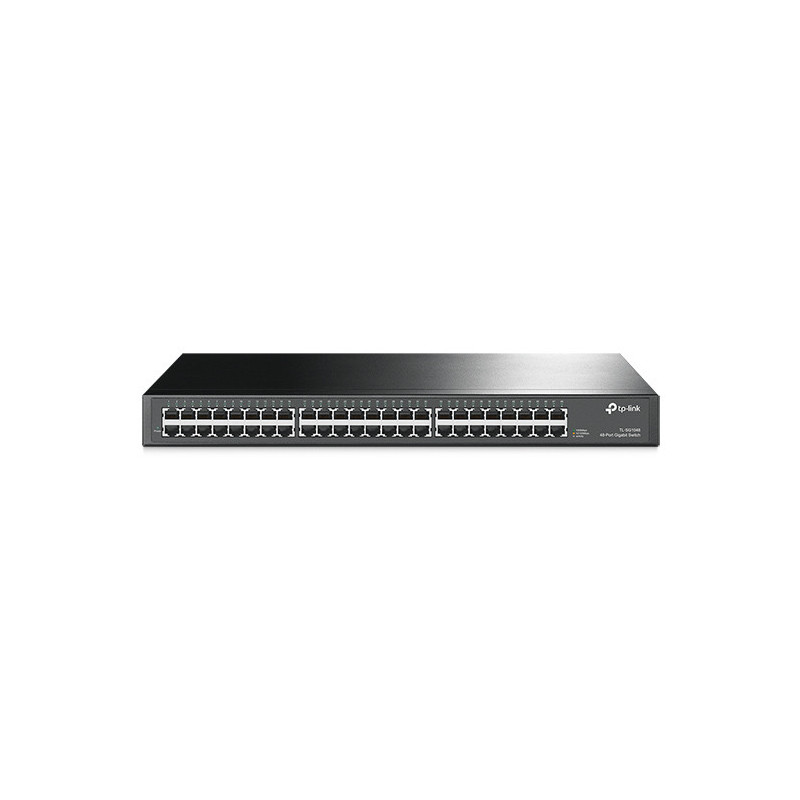 TP-Link TL-SG1048 Unmanaged Gigabit Ethernet (10/100/1000) 1U Zwart