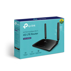 TP-Link Archer MR200 draadloze router (2.4 GHz / 5 GHz) 4G Zwart