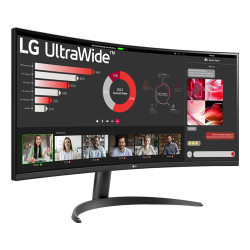 LG 34WR50QK-B computer monitor (34") 3440 x 1440 Pixels Wide Quad HD