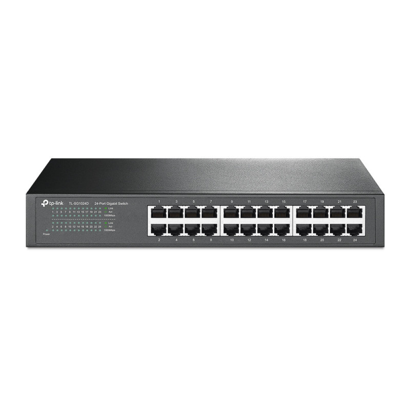 TP-Link TL-SG1024D Unmanaged Gigabit Ethernet (10/100/1000) Grijs