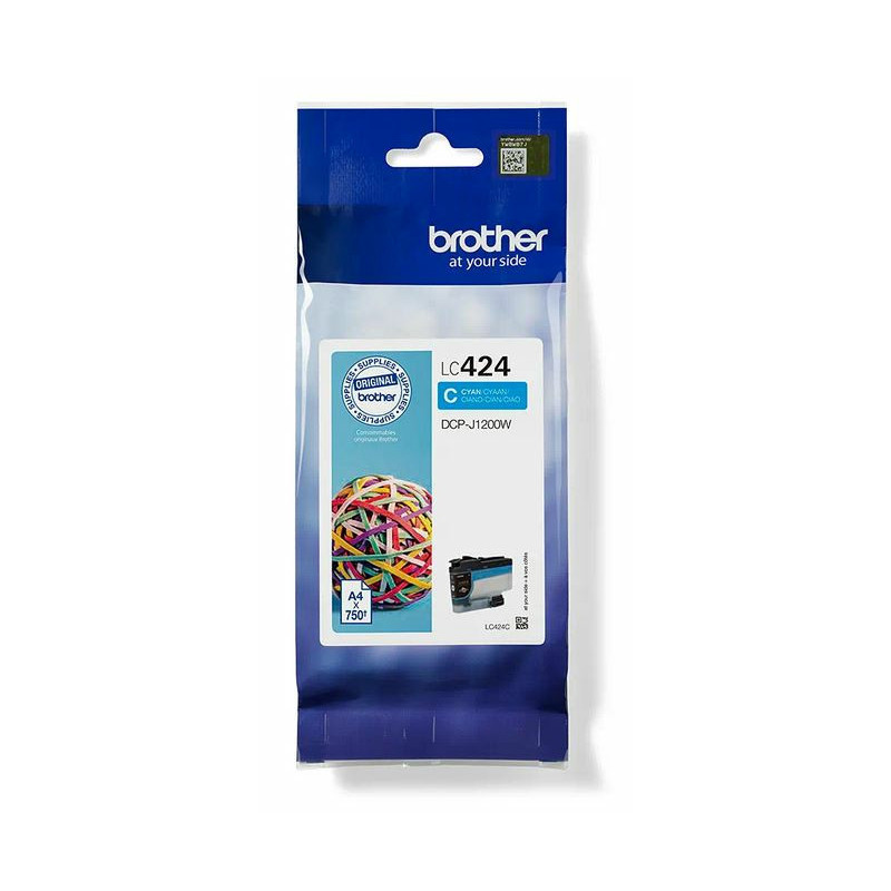 Brother LC-424C inktcartridge 1 stuk(s) Origineel Cyaan