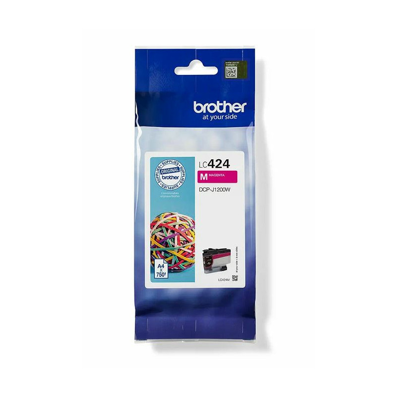 Brother LC-424M inktcartridge 1 stuk(s) Origineel Magenta