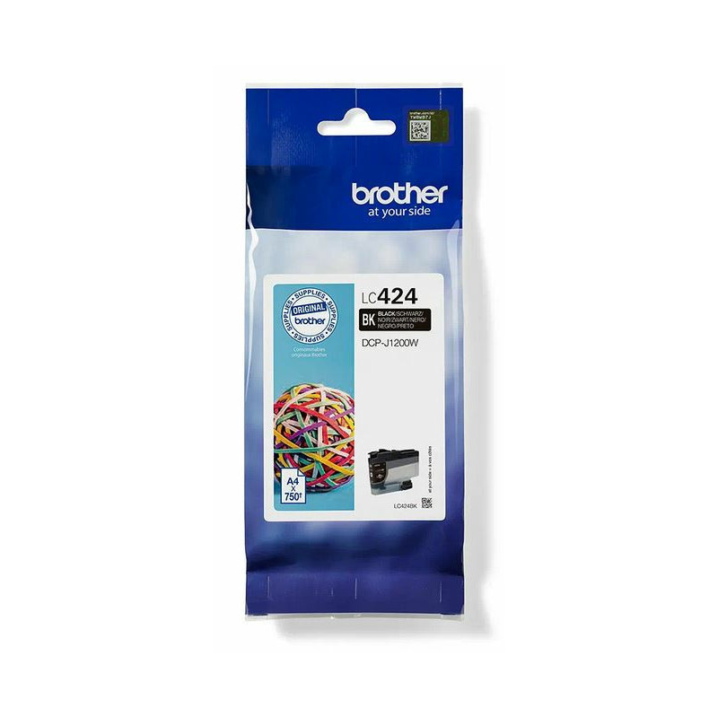 Brother LC-424BK inktcartridge 1 stuk(s) Origineel Zwart