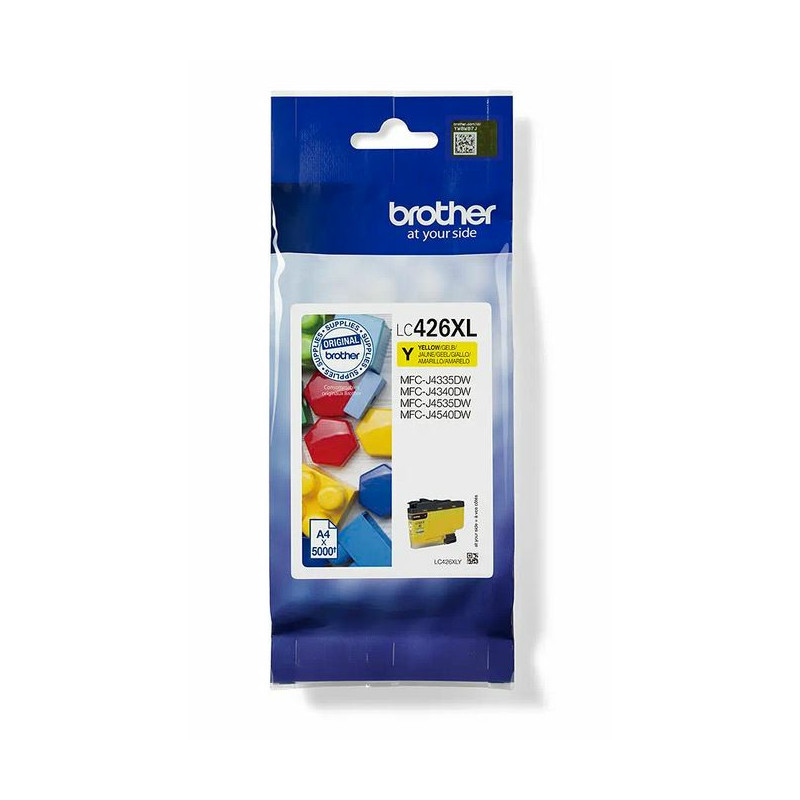 Brother LC-426XLY inktcartridge 1 stuk(s) Origineel Hoog (XL) rendement Geel