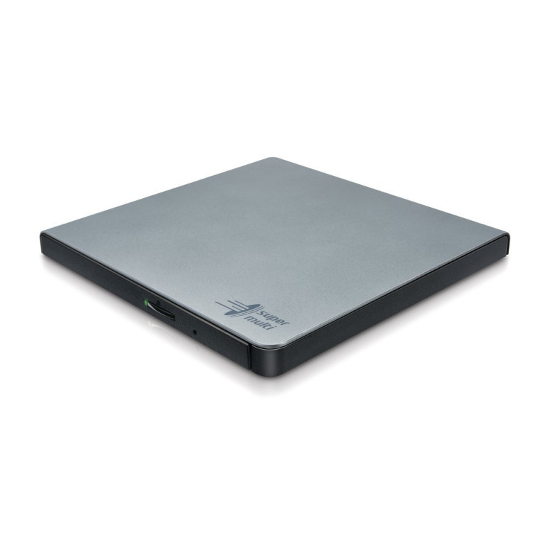Hitachi-LG Slim Portable DVD-Writer optisch schijfstation DVDRW Zilver