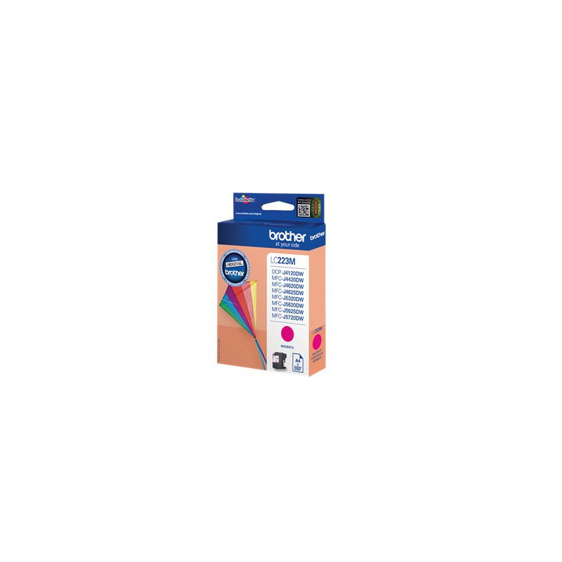 Brother LC-223M inktcartridge 1 stuk(s) Origineel Magenta