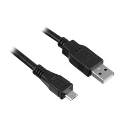 Ewent EW9911 USB-kabel 1 m 2.0 USB A Micro-USB B Zwart