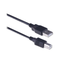 Ewent EW9626 USB-kabel 5 m 2.0 USB A USB B Zwart